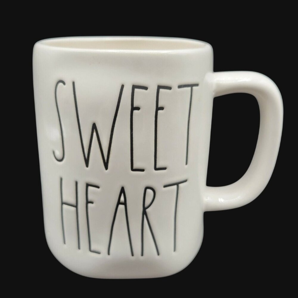 Rae Dunn Magenta Sweetheart Coffee Cup Mug Farmhouse Artisan Collection 181